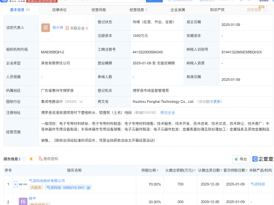 气派科技子公司成立，布局半导体产业链