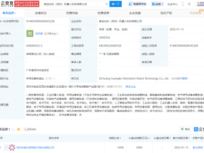 紫光照明子公司进军机器人领域：5000万注册资本布局智能制造